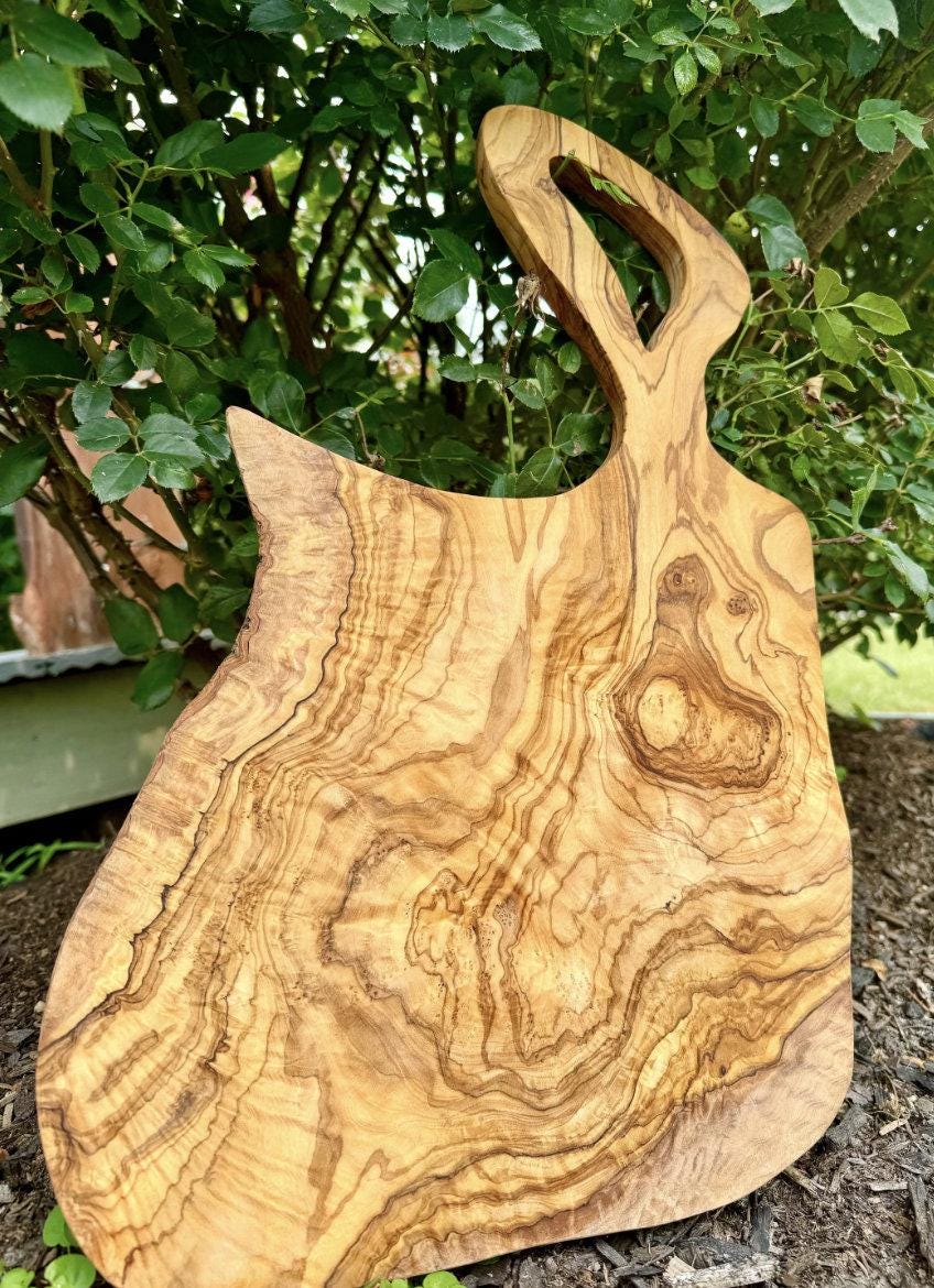 Rustic Olive Wood Cutting Board