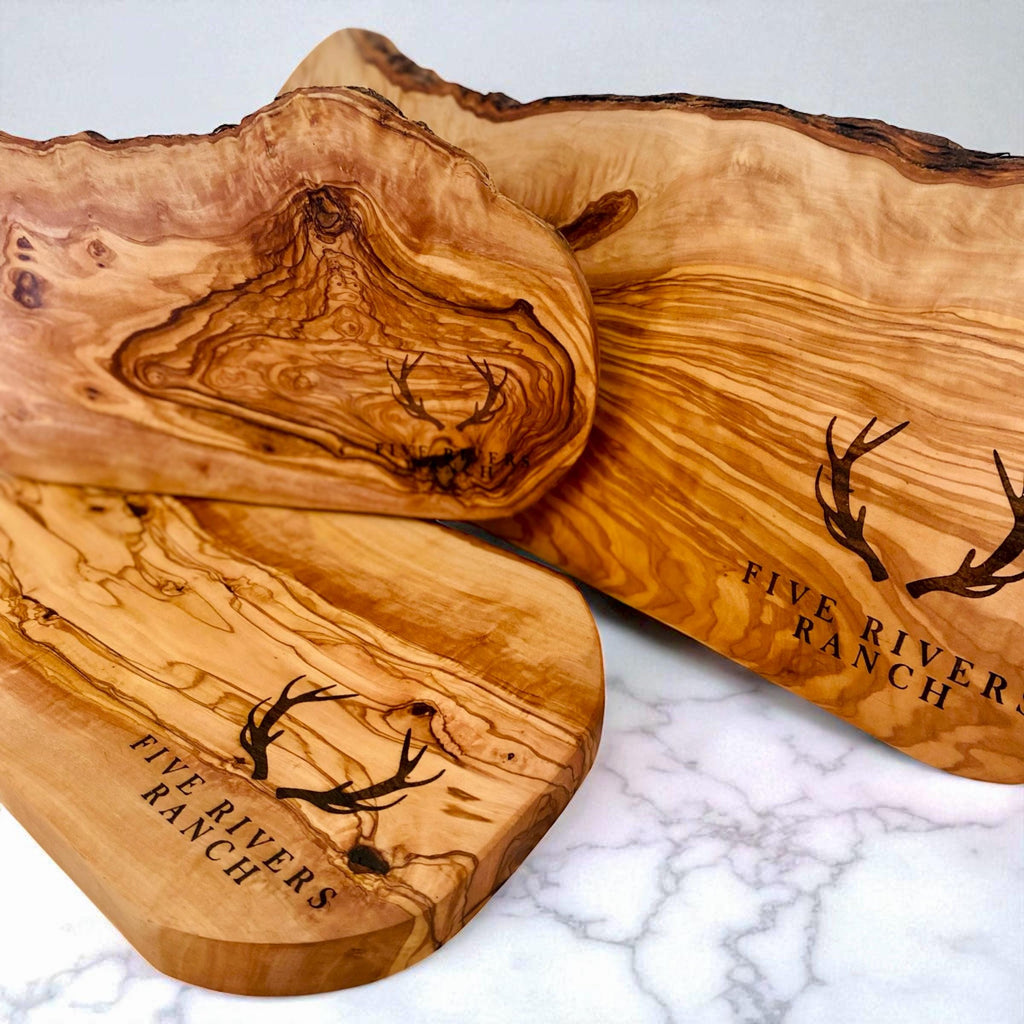 Live Edge Olive Wood Cutting Boards