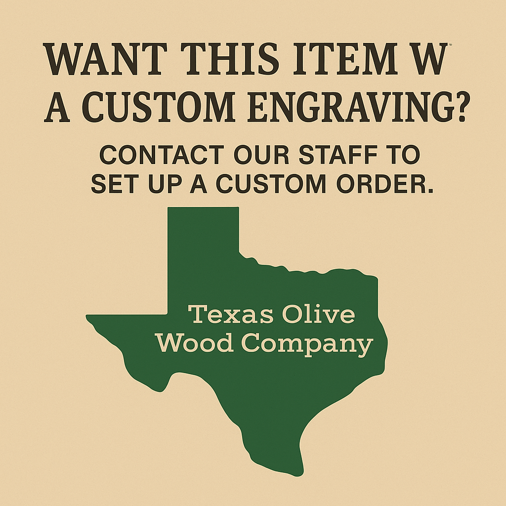 Olive Wood Heart Keychain