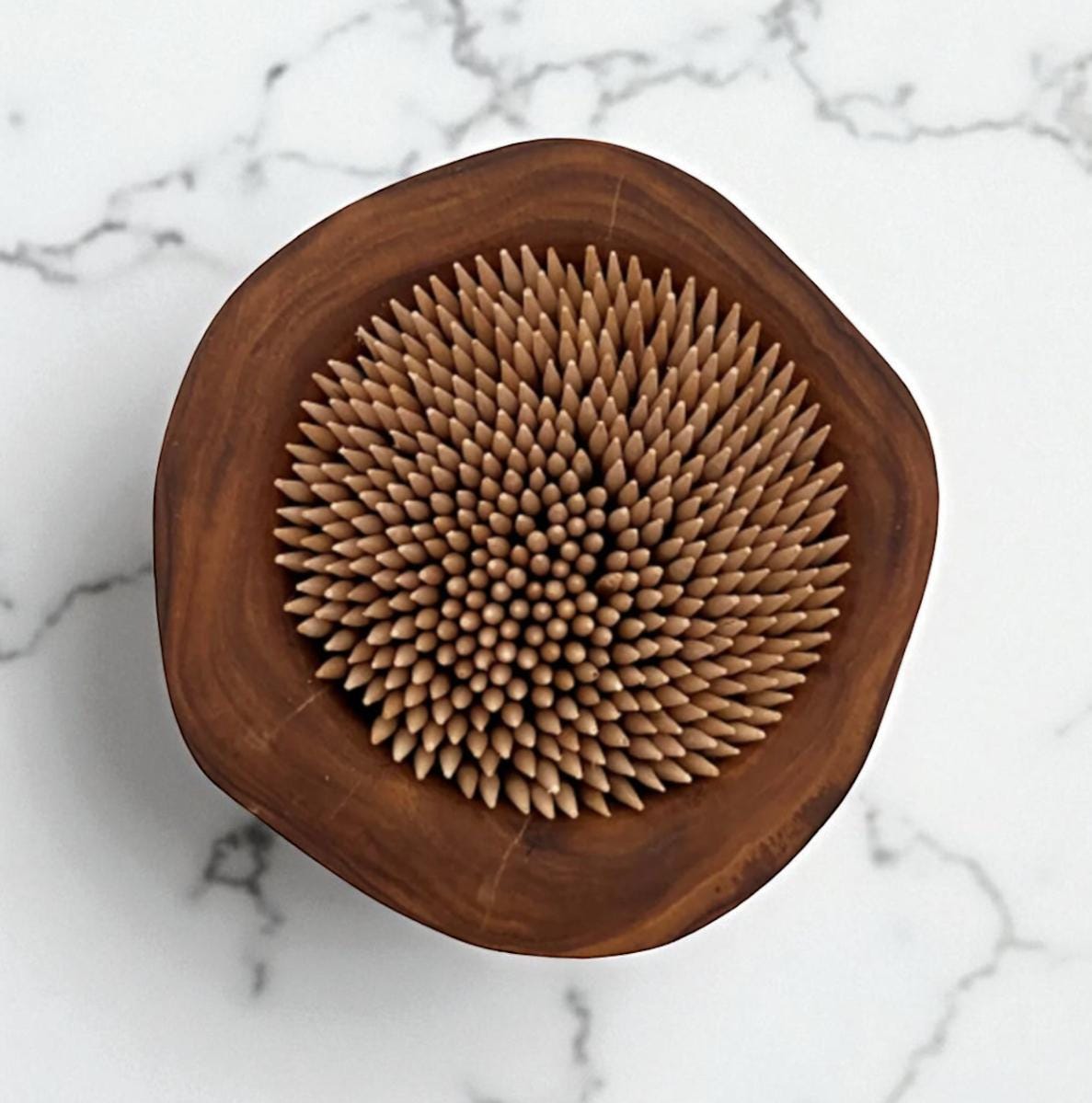 Rustic Olive Wood Knife Block