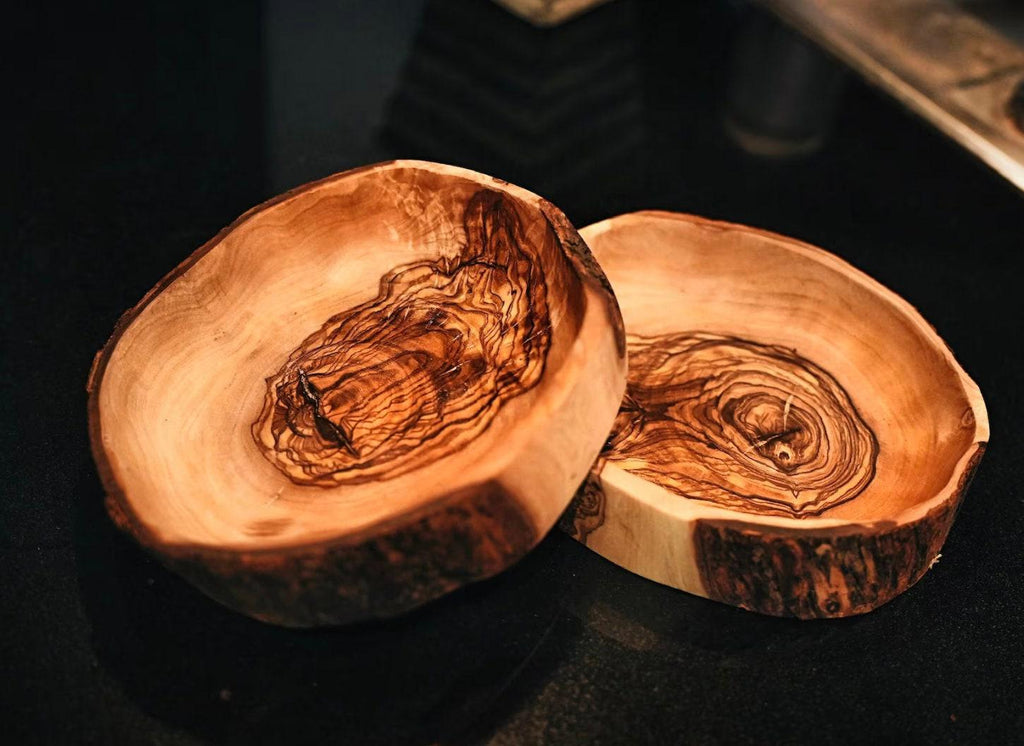 Olive Wood Branch Bowl