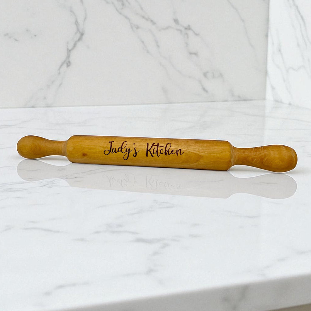 Olive Wood Rolling Pin With Handles