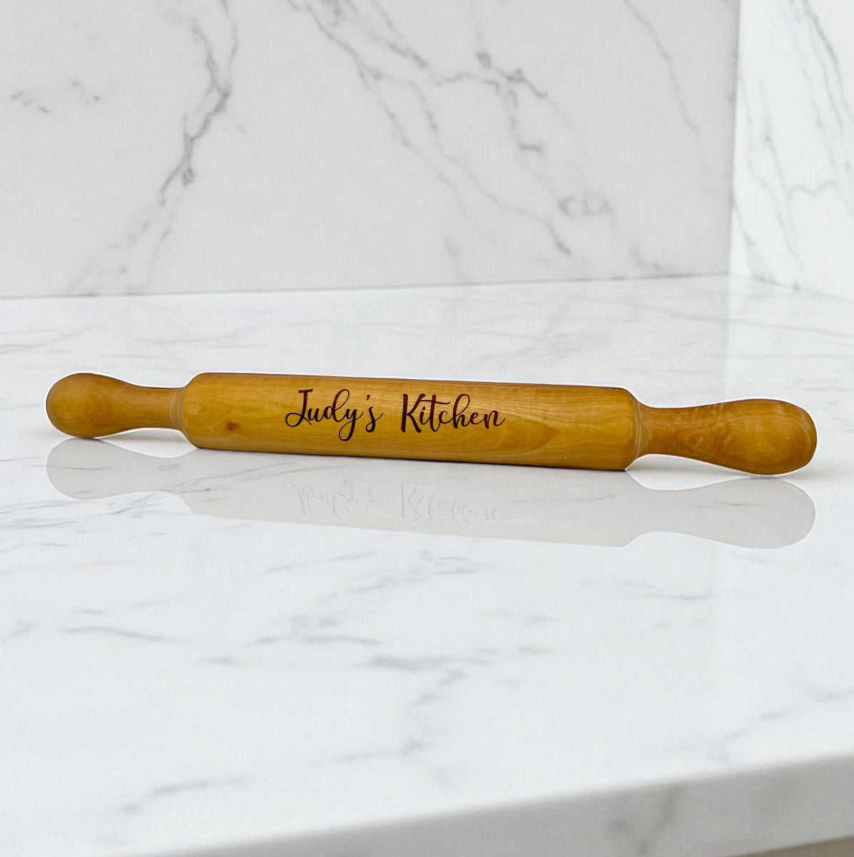 Olive Wood Rolling Pin With Handles
