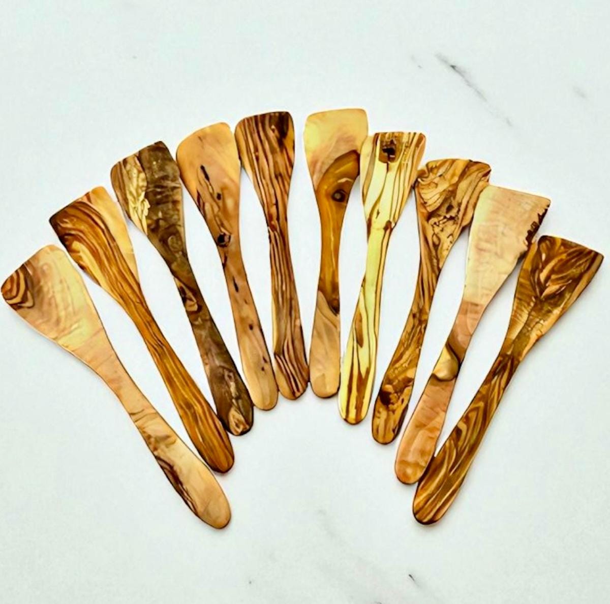 Handmade Olive Wood Spatulas