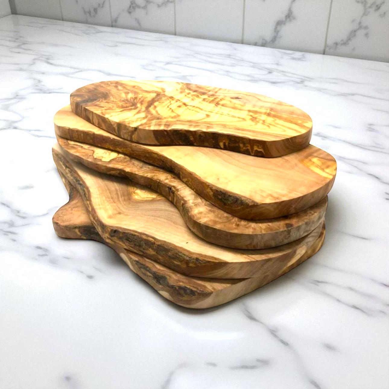 Live Edge Olive Wood Cutting Boards