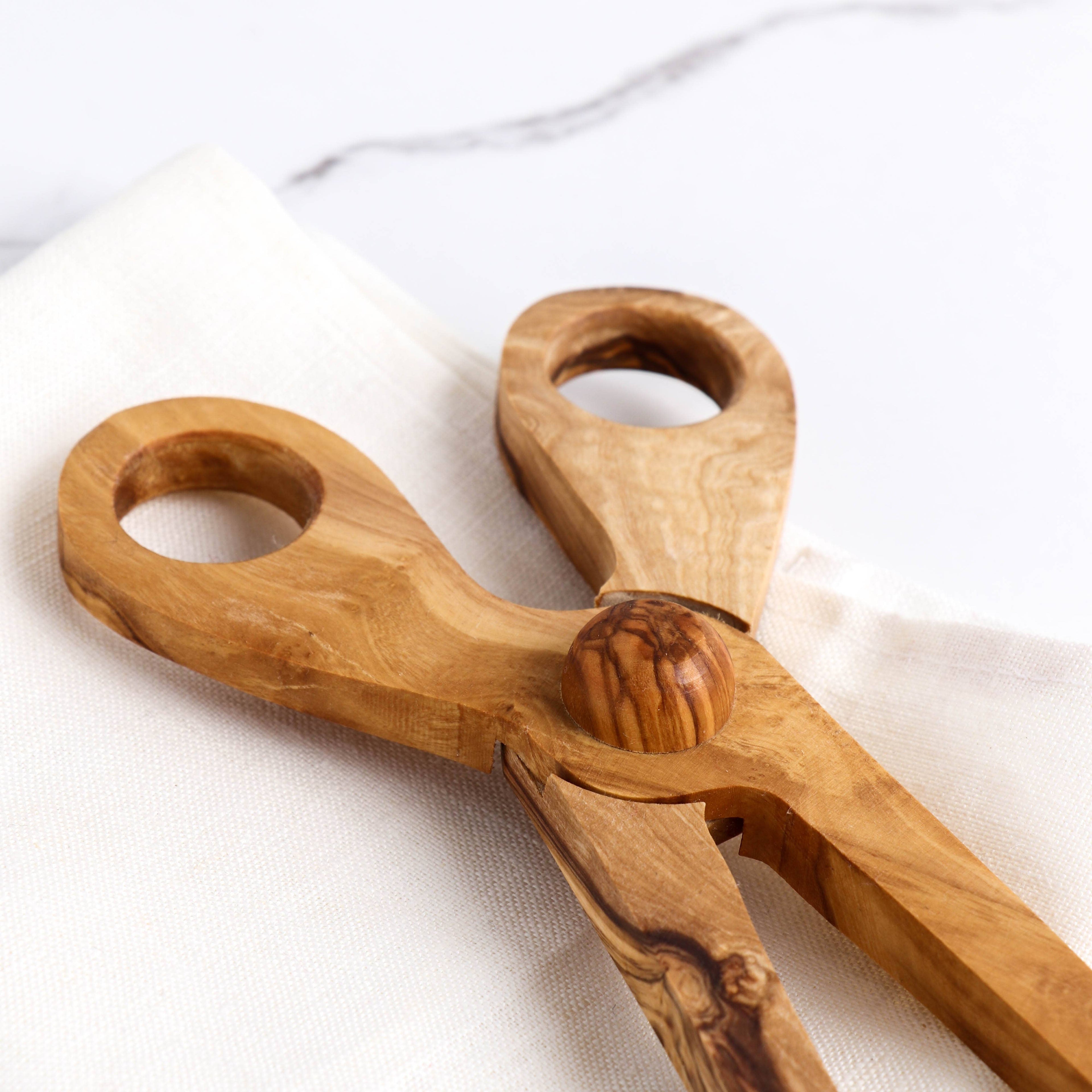 Salad Tongs handmade from Olive wood