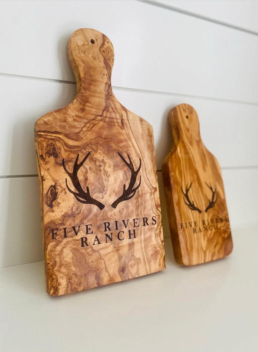 Olive Wood Chopping Boards With Handle| 4 Sizes Handmade Olive Wood Cheese Boards| Serving Boards| Cutting Board Set| Wedding Gifts