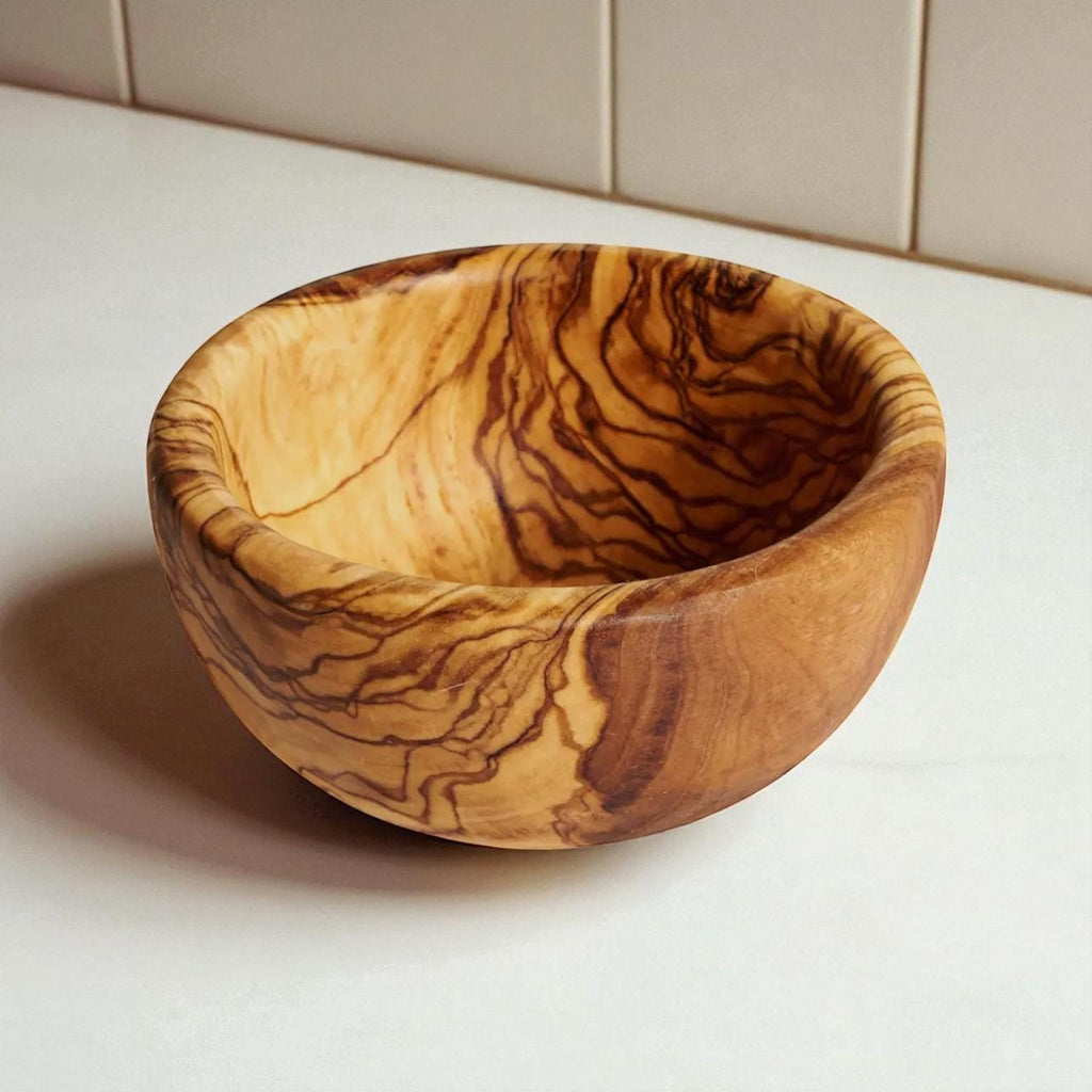 Rustic Olive Wood Snack Bowls | Handmade Wooden Bowl | Natural Wood Kitchen Decor | Small Serving or Snack Dish| Perfect Kitchen Addition